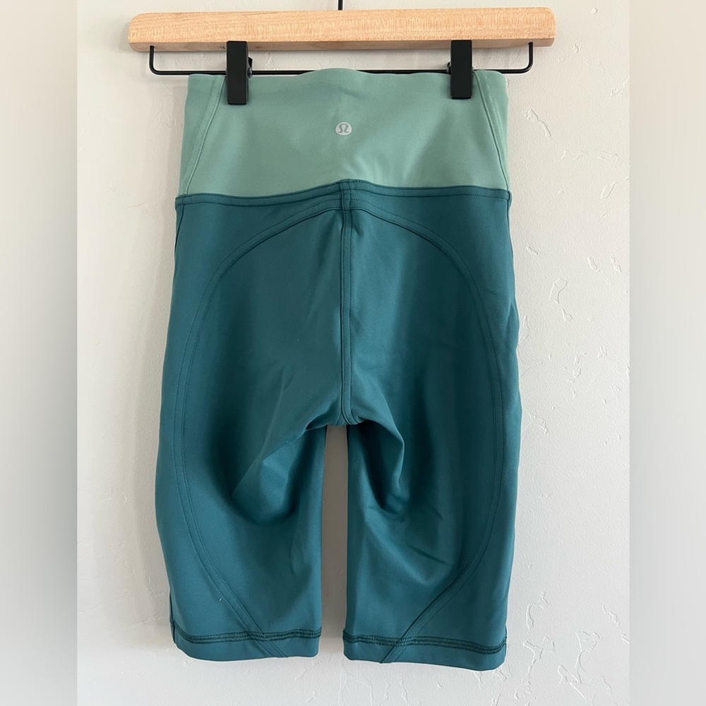 lululemon athletica Teal Bike Shorts